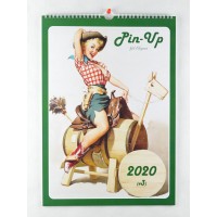 Календарь Пин-ап на 2020 год, №3 зеленый