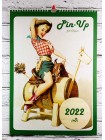 Календарь Пин-ап на 2022 год зеленый