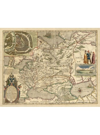 Старая карта России 1614 г