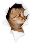 Наклейка 3D "Котик" 10105